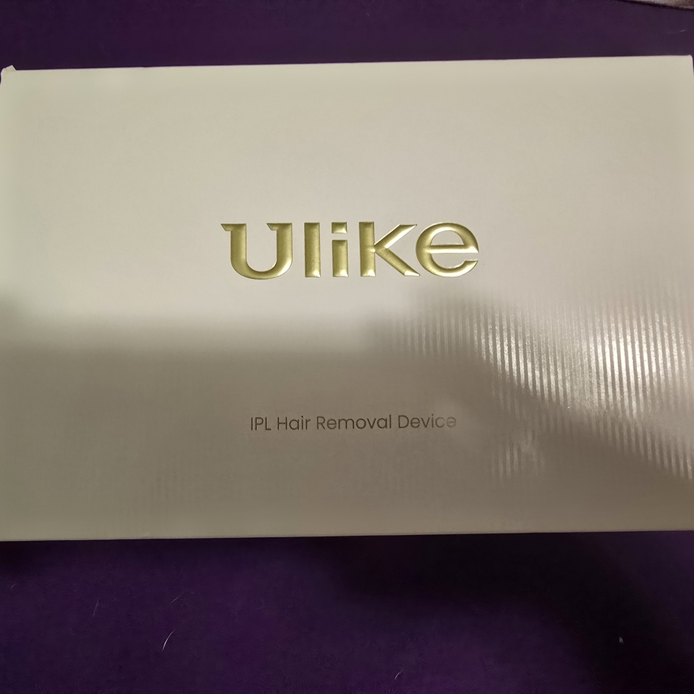 Ulike IPL Hair Removal Device - Elegant White and Gold